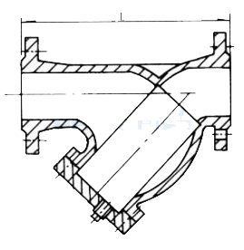 上海有森Arimori法蘭Y型過濾器結構圖
